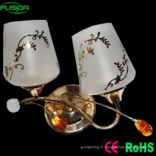 Fixture dans la lampe murale en verre avec deux lampes (9375 / 2W)